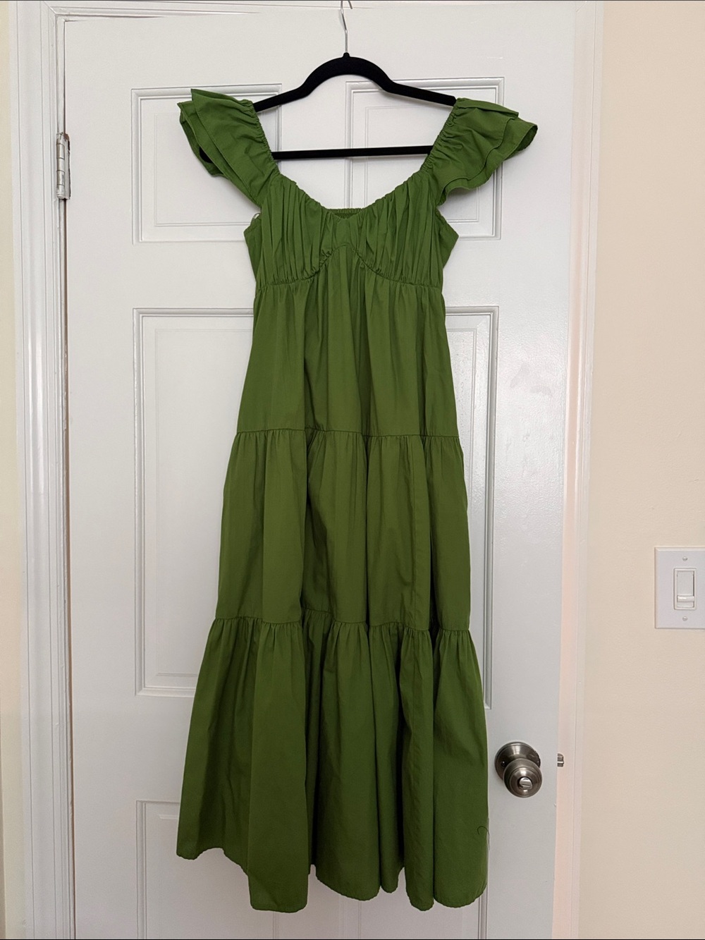 Abercrombie Flutter Sleeve Maxi Dress